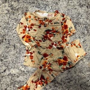 Lou Lou & Company Newborn Floral Top and Bottom Set